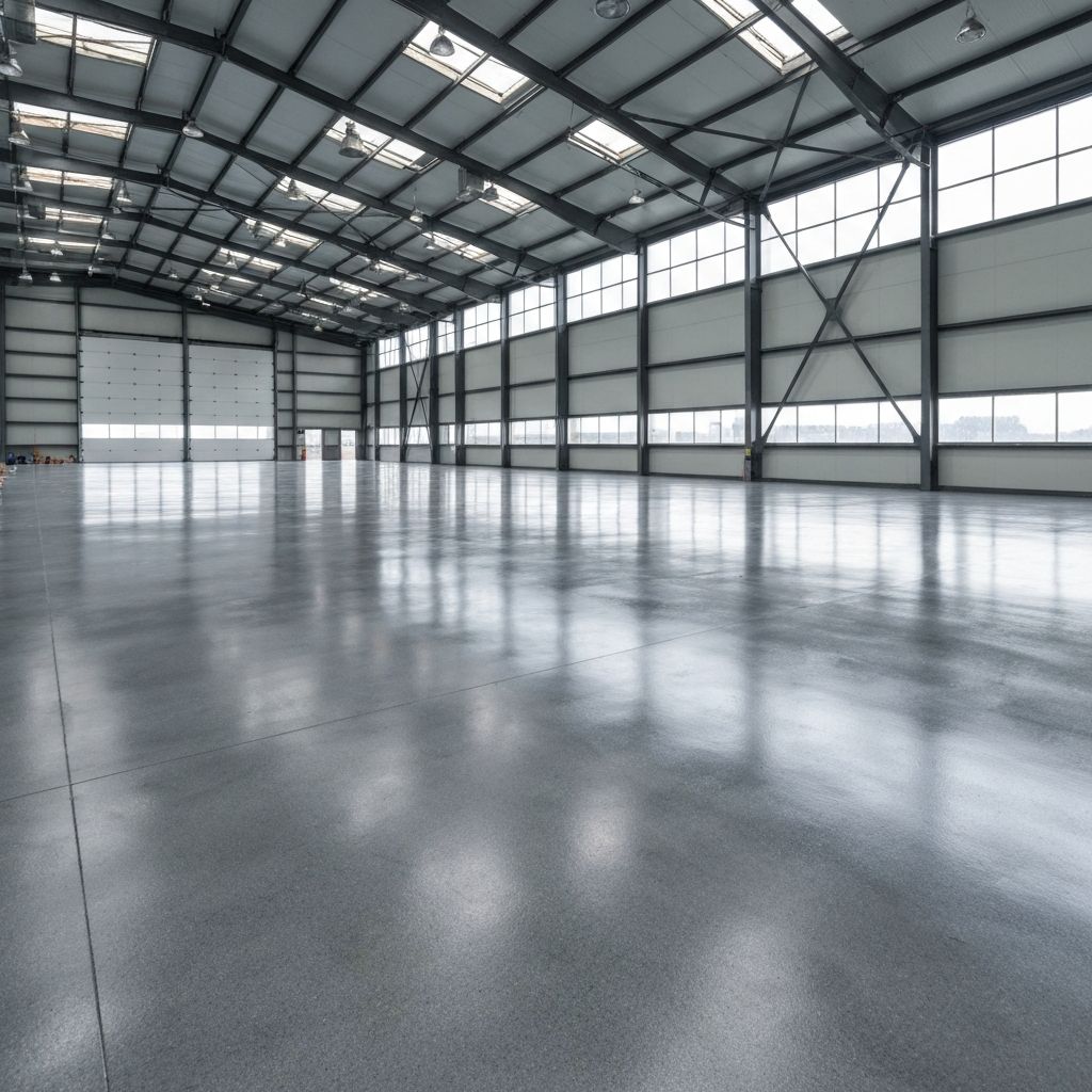 Warehouse flooring installation
